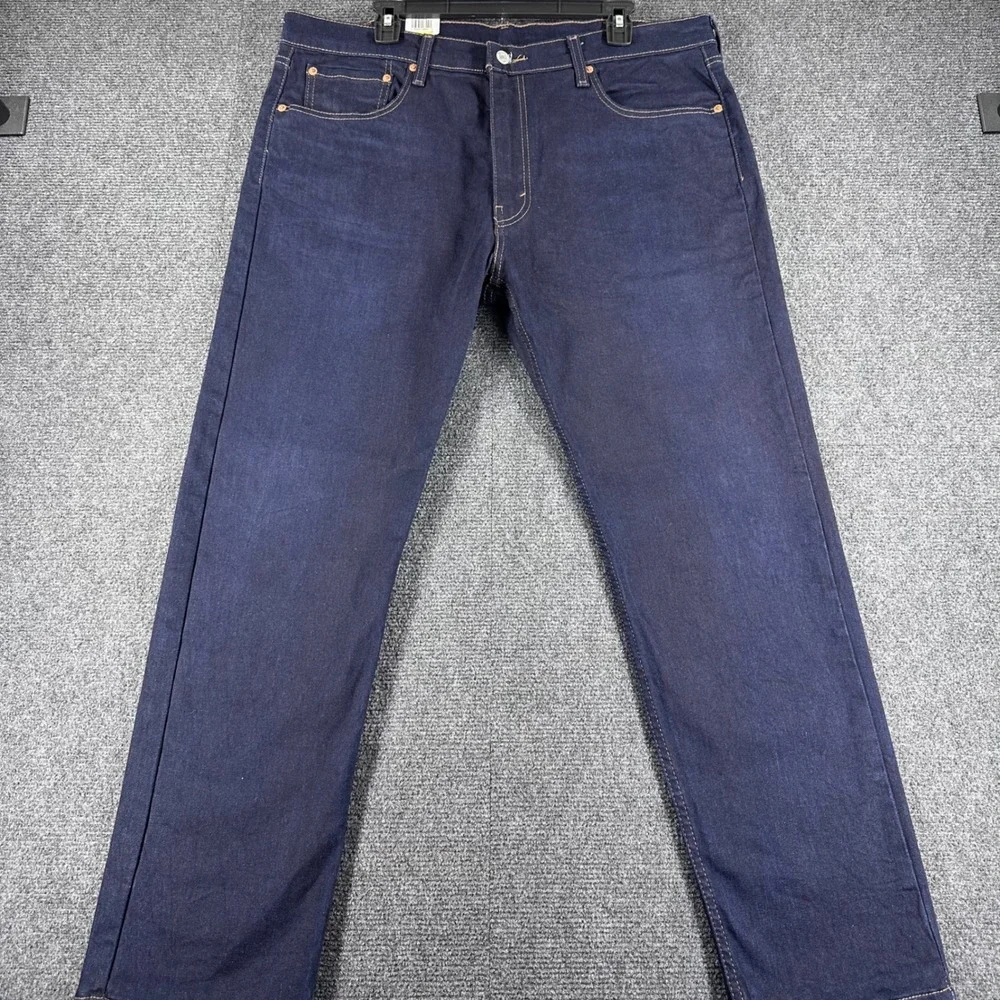 Levi's 502 Taper Jeans Mens 38x30 W38 L30 Indigo Blue Levi's Flex Stretch NWT